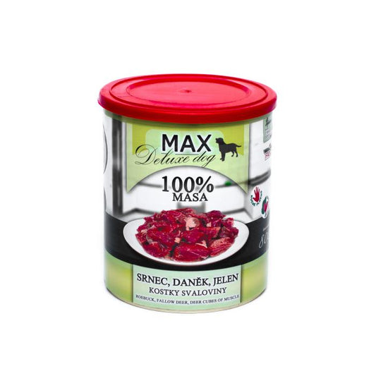 MAX 800g Srnec, daněk, jelen 100% masa